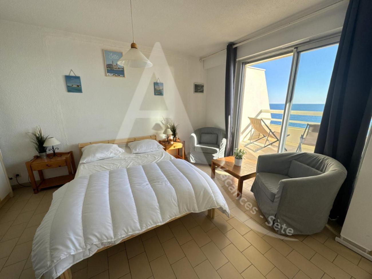 40 M², 1Ere Ligne Mer, Dernier Etage Avec Ascenseur Sète Eksteriør bilde