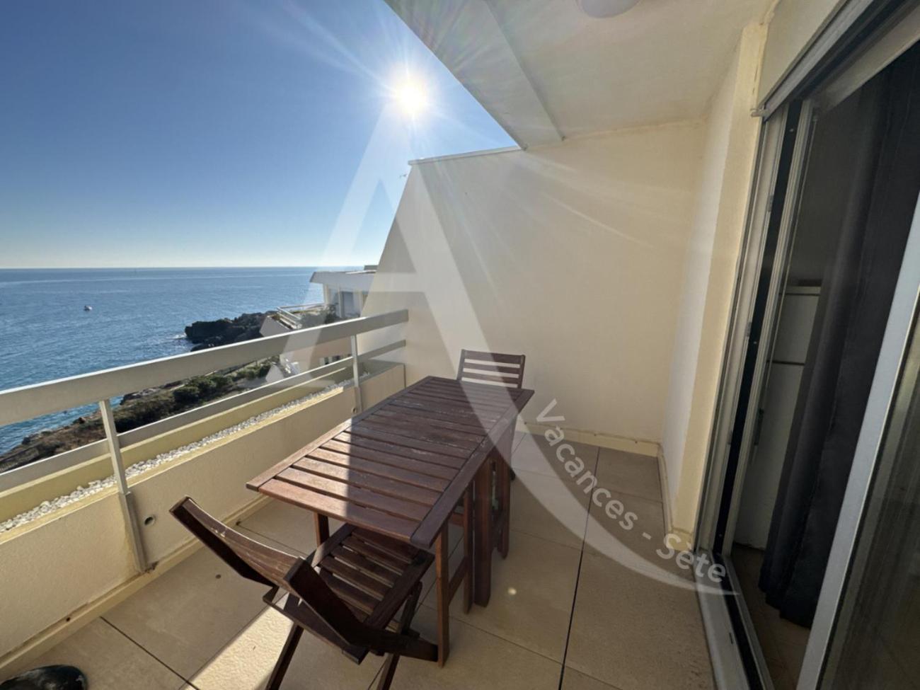40 M², 1Ere Ligne Mer, Dernier Etage Avec Ascenseur Sète Eksteriør bilde